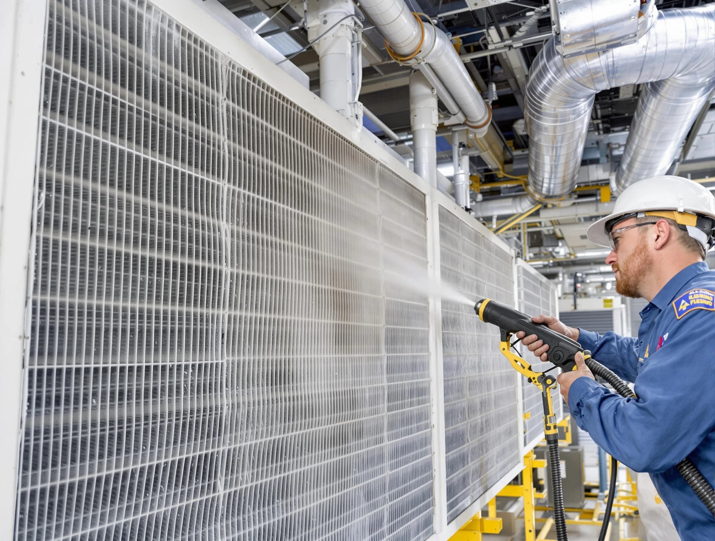 Professional commercial coil cleaning by Bosque Farms Air Duct Cleaning in Bosque Farms