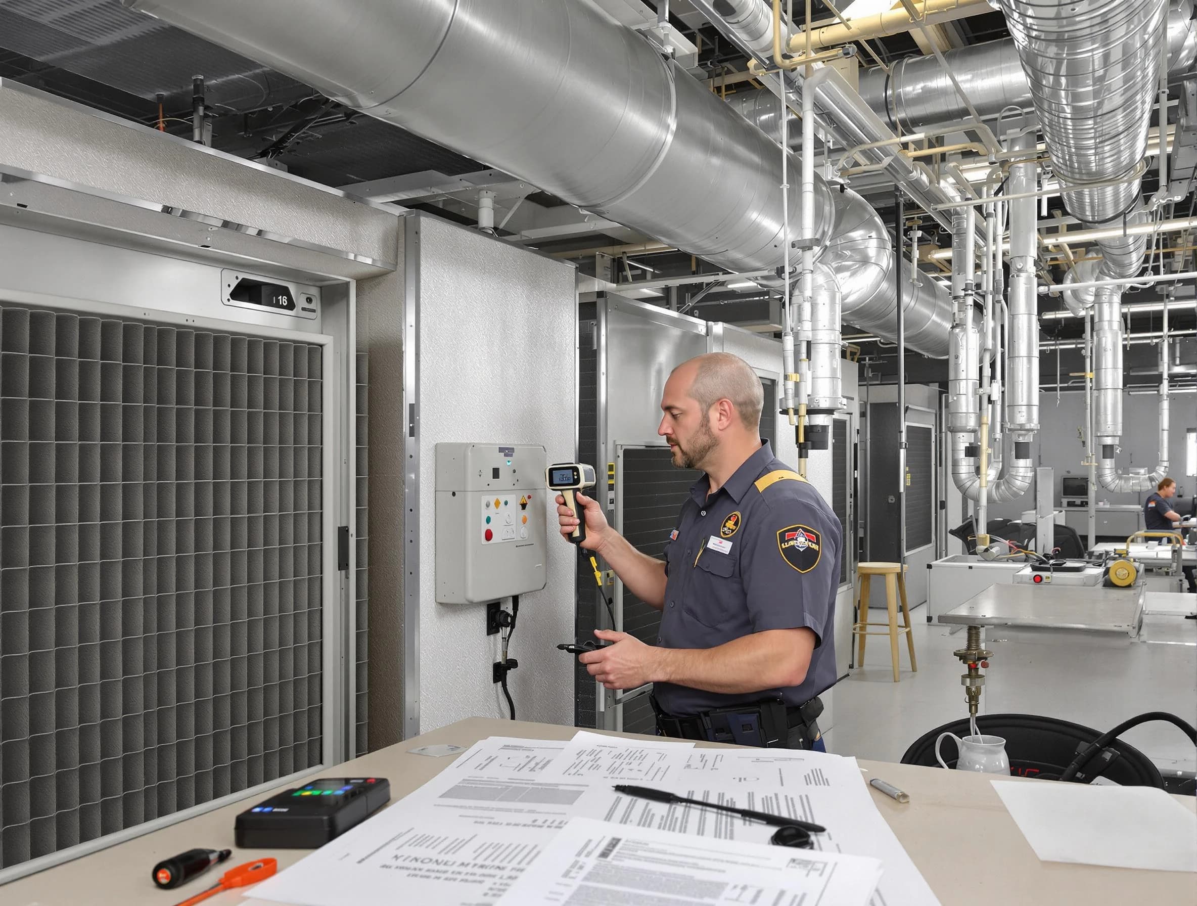 Professional filter system inspection by Bosque Farms Air Duct Cleaning in Bosque Farms