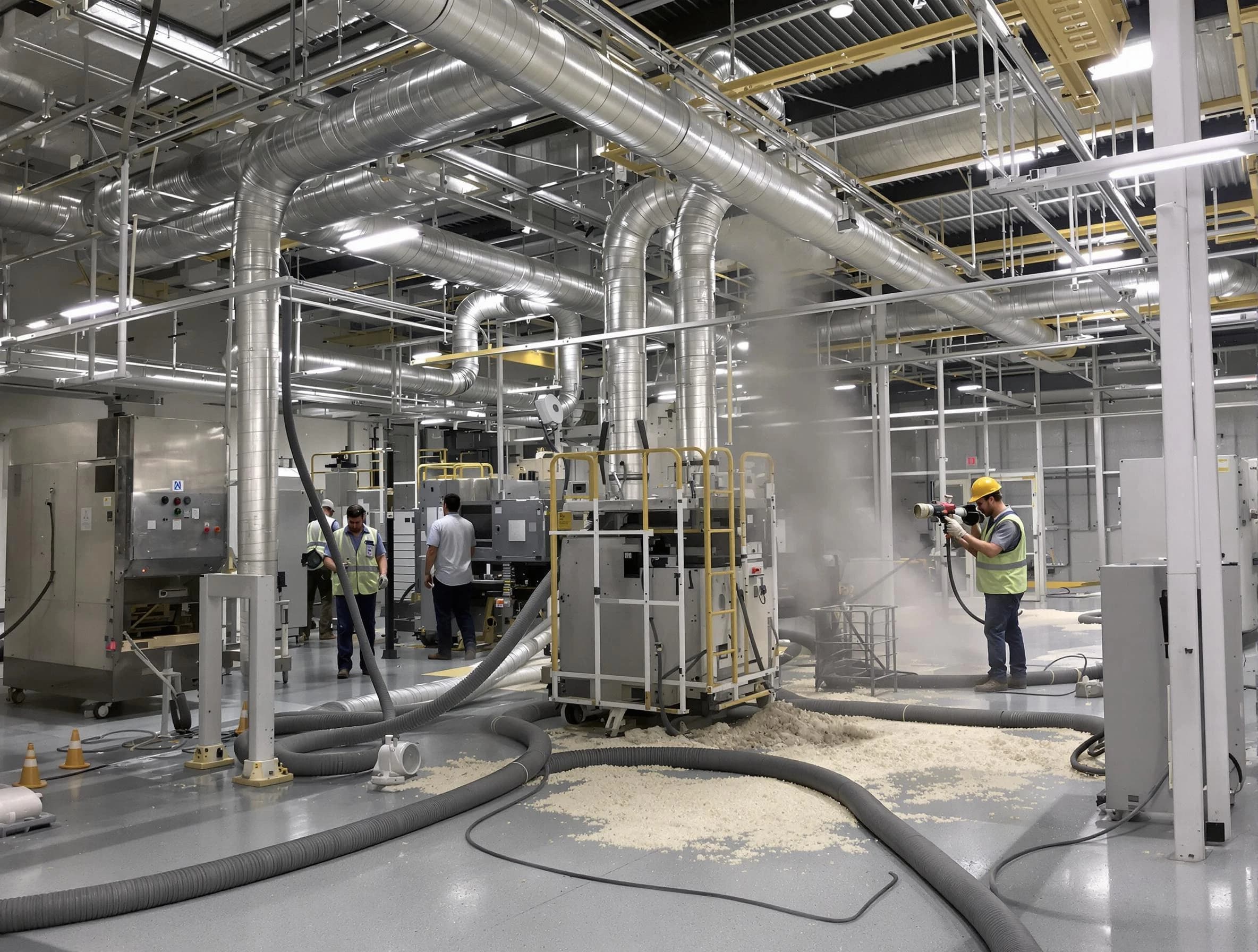 Heavy-duty industrial duct cleaning by Bosque Farms Air Duct Cleaning in Bosque Farms