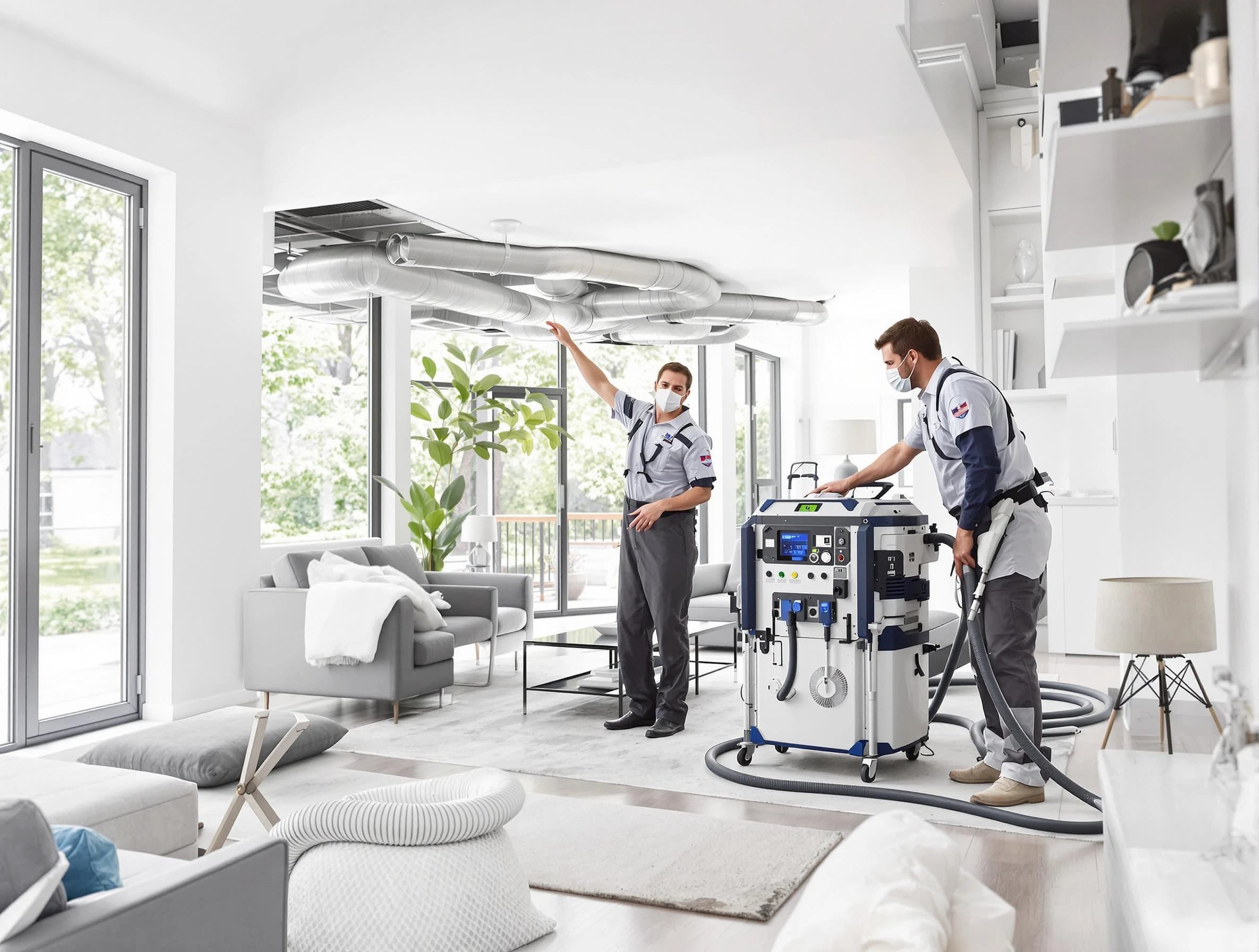 Bosque Farms Air Duct Cleaning professional conducting pure air duct cleaning with state-of-the-art equipment in Bosque Farms