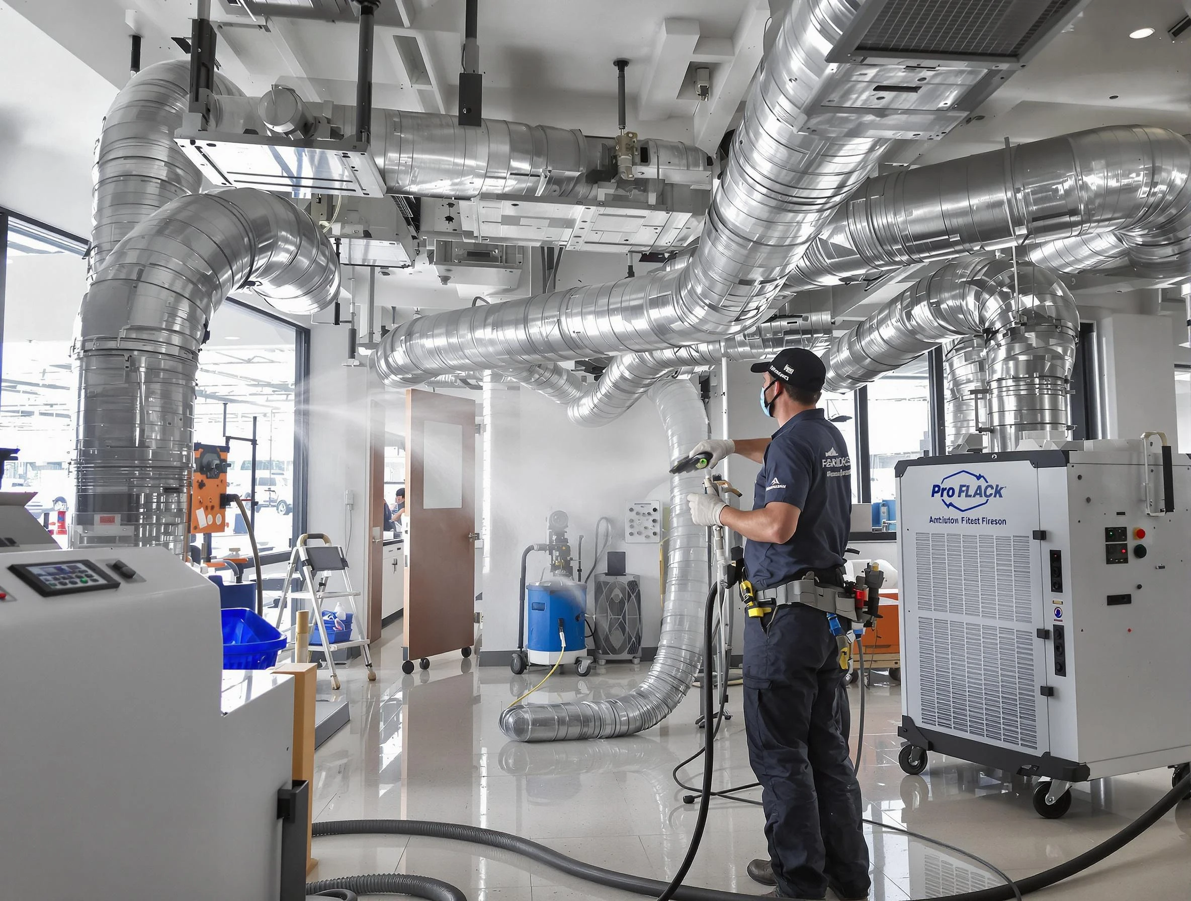 Negative Pressure Air Duct Cleaning in Bosque Farms