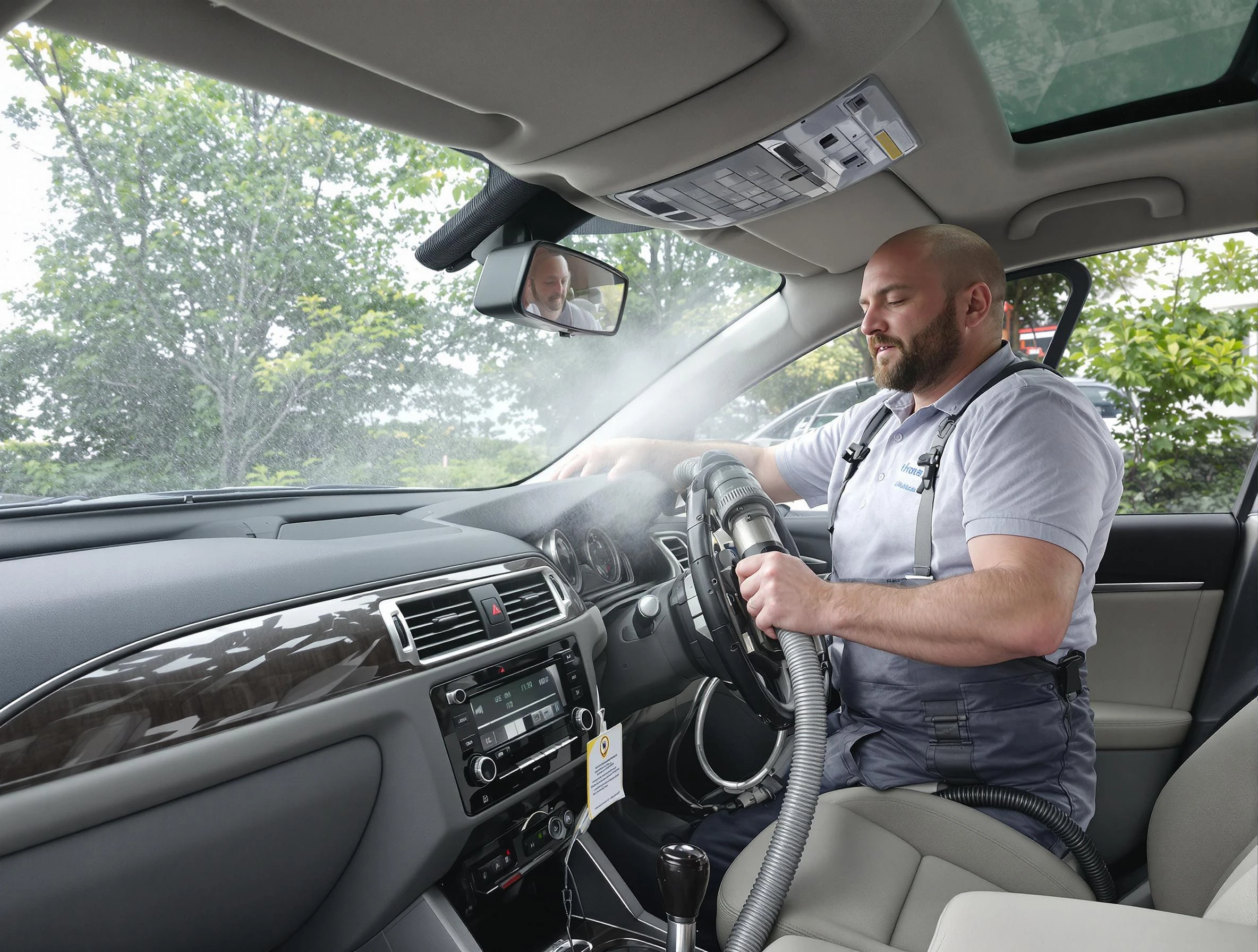 Bosque Farms Air Duct Cleaning specialist performing professional car duct cleaning in Bosque Farms