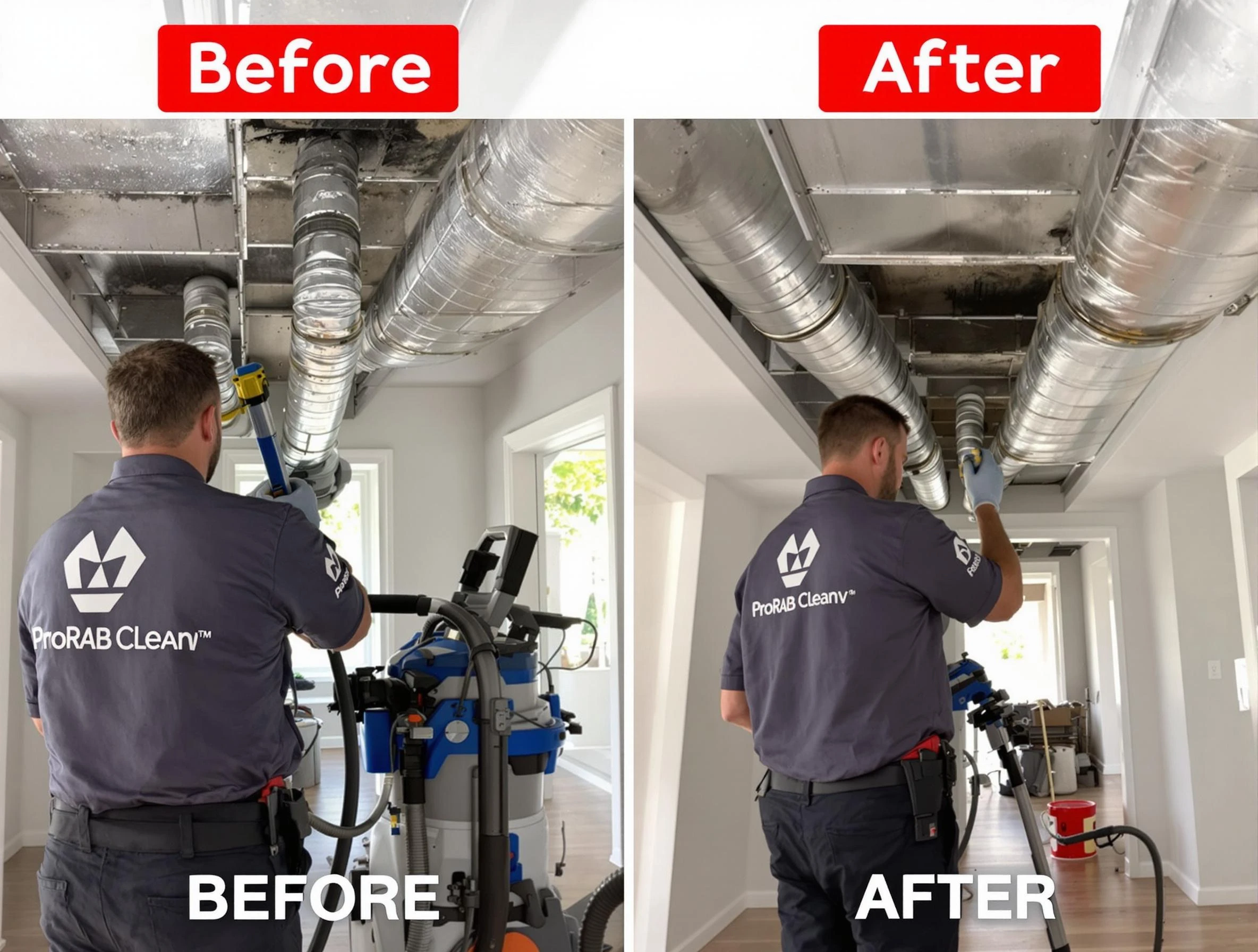 Bosque Farms Air Duct Cleaning expert performing thorough residential duct cleaning in a Bosque Farms home